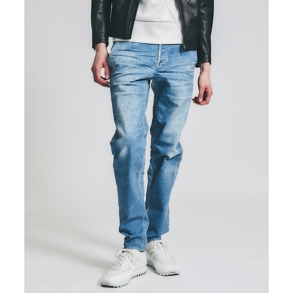 25A/W】プリント テーパード デニム | 5351プール・オム(5351POUR LES