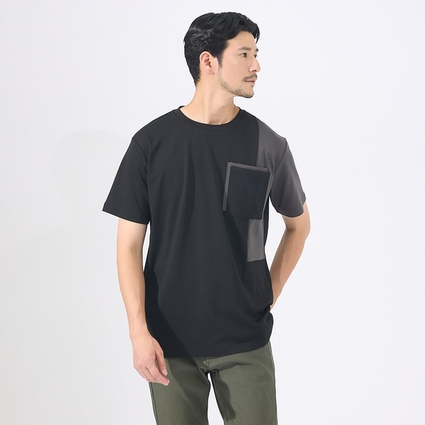 異素材カラーブロック 半袖Tシャツ | 5351プール・オム(5351POUR LES