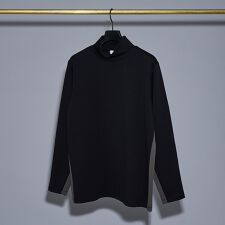 サイドライン ハイネック 長袖Tシャツ【予約】