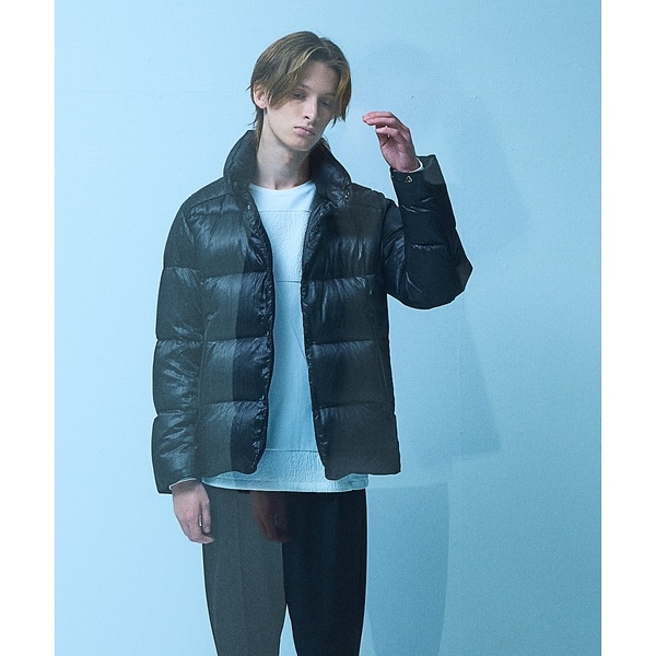 5351 POUR LES HOMMES ダウンコンビ ジャケット フード 切替 5351 POUR LES HOMMES ダウンコンビ ジャケット フード 切替