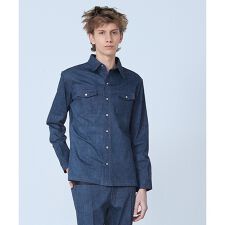 【セットアップ対応】長袖 デニムシャツ