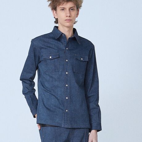 [^ԁF02520010077]Denim L/S Shirtyfށzt~hIXŒSn̗ǂlLkɗDꂽ9IXXgb`fjBEHbVhH{AǂtF[hĖ邢\ɎdグĂ܂Bc̃_ȃfj炵AcXWɃtF[h\̃fjłB  yfUCzVCj[ȃp[hbg{^ŃAeB[Nȕ͋CY_K[VcɎdグĂ܂BxbgŃfUCꂽIWiU[^OIBCfBS͔zFO[Xeb`ŃVbNɃfUCĂ܂ByR[fBl[gzfރpciiԁF02520052077jƍ킹ZbgAbvX^CIXXBfރWPbgiiԁF02520082077jB