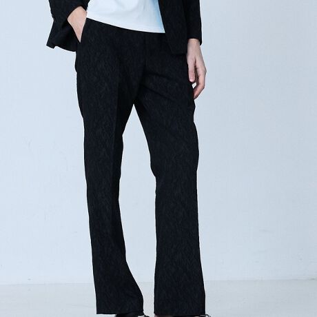 [^ԁF02520052070]Stretch Code Jacquard Flare Pantsyfށzuh炵􉽊wV[vɃWK[hŕ\fނgpBXgb`̌̓IȃElIBꖇłȂƁA|E^gpnǂނƂŐ܂ꂽKxȃnVGbgo܂B  yfUCzXbLƂtAVGbgBEGXg̓C[W[dlȂ̂ŁAX^COɉʒu𒲐o܂BRVfނȂ̂ŁAVGbguh炵̌Ă܂B|CgɃGVJU[gp邱ƂőŜ̈ۂ܂ۂɁByR[fBl[gzfނ̃WPbg(iԁF02520082070)ƍ킹ZbgAbvX^CIXXB