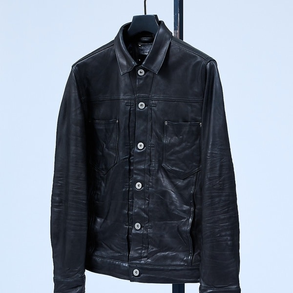 ラムレザーシングルライダース | 5351プール・オム(5351POUR LES