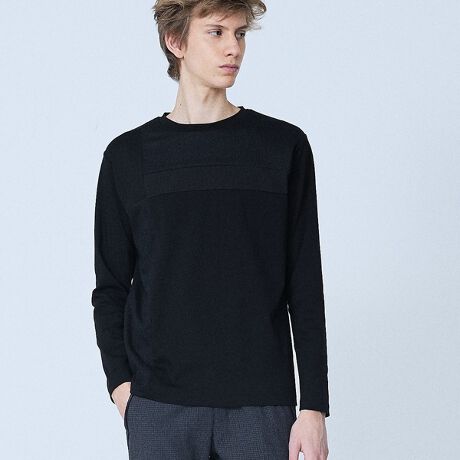 [^ԁF02528020211]Combination L/S TeeyfށzLCڂȕ\ʊ̃X[Xfނx[Xɕ\ʊ̈قȂeRfނƃV[OWK[hfނgpB   yfUCz5351Ԍ^VGbg̒TVcB@\̈قȂ3fނgݍ킹Rrl[VfUCɂȂĂ܂ByR[fBl[gzꖇł̒p͖ܘ_̂ƁAZbgAbv⃌U[AfjWPbg̃Ci[ȂǕLX^CÕANZgɂȂ܂ByV-LinezRrl[VTVciiԁF02528020210jB