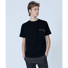 【日本製】 レザーパッチ 半袖 T シャツ【予約】