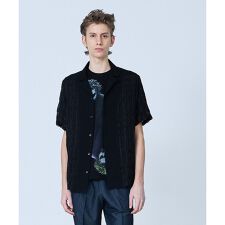 【コンビネーション】シアー チェック 半袖シャツ【予約】