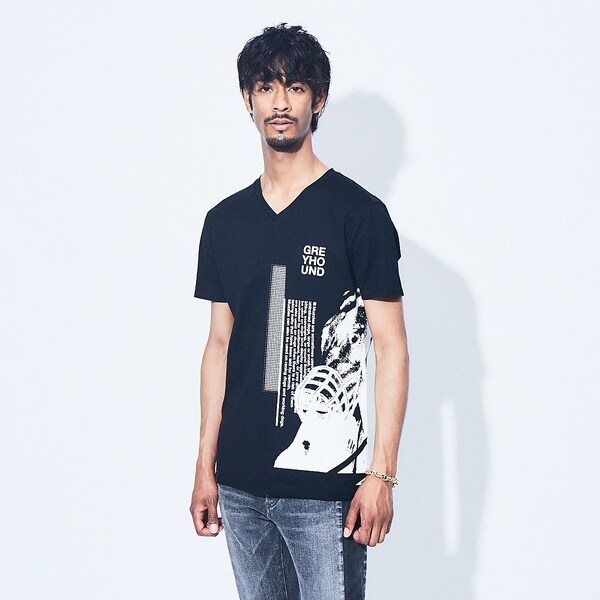 5351プール・オム（5351POUR LES HOMMES）/グレイハウンド　半袖Tシャツ グレイハウンド 半袖Tシャツ | 5351プール・オム(5351POUR LES HOMMES