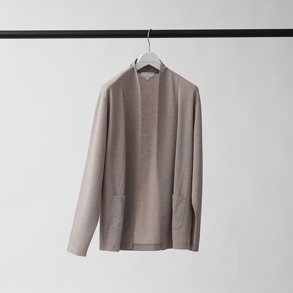 鹿の子 ストレッチ ボタンレス カーディガン | アバハウス(ABAHOUSE