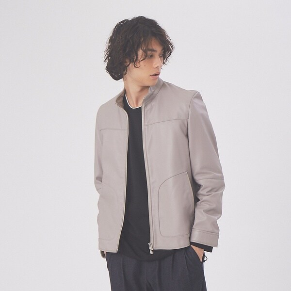 ラムレザー スタンドカラー ブルゾン | アバハウス(ABAHOUSE) | マルイ