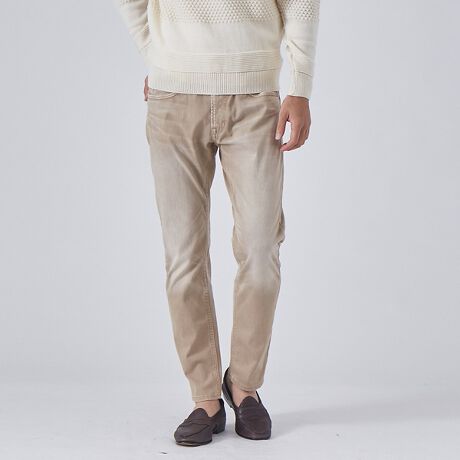 美品 YANUK DENIT ビンテージ加工 スウェットデニムパーカー（YANUK  