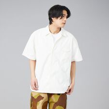 【DESCENTE ddd】別注 オーバー サイズ オープンカラー シャツ