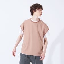 【Comfortable】ダブルポケット ベスト / ノースリーブ Tシャツ