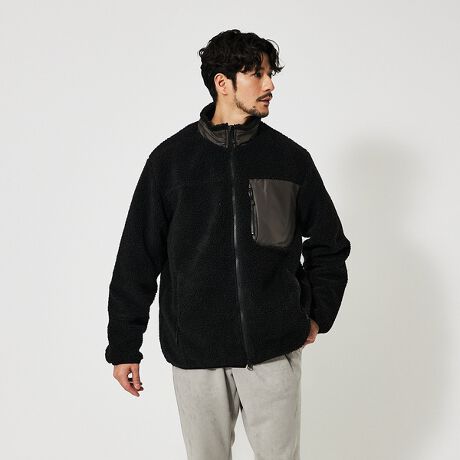 別注 DESCENTE / デサント】 ボア フリースジャケット / ブルゾン  