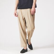 【マルチストライプ】ワイド テーパードパンツ / スラックス