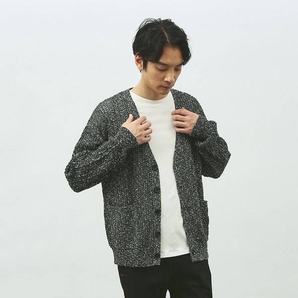 総針 ニット ダブルジャケット カーディガン | アバハウス(ABAHOUSE