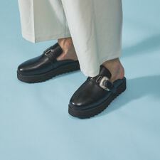 ネオレザー　選べるボリュームソールサンダル / シャークソール / キャタピラー