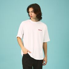【DISCUS/ディスカス】ビッグシルエット バックプリント半袖Tシャツ/ブラン