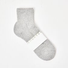 【定番/クォーター丈】無地 リブソックス