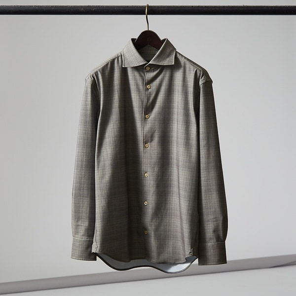 FLEX SHIRTS】接触冷感 スラブチェック 長袖シャツ | アバハウス
