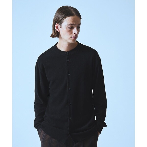 アバハウス（ABAHOUSE）/【ストレッチポンチ】ハイネック シャツカーディガン ストレッチポンチ】ハイネック シャツカーディガン | アバハウス