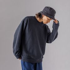 ハニカム 裏起毛 クルーネック トレーナー カットソー