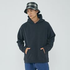 ハニカム 裏起毛 プルオーバー パーカー
