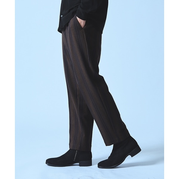 ランダムストライプ バックギャザー パンツ | アバハウス(ABAHOUSE