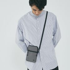 【MEI / メイ】ロゴ刺繍 お財布 ミニショルダーバッグ