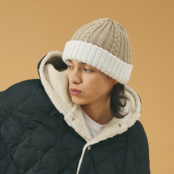 [}C]yRUBEN/[xzRIVERSIBLE RIB WATCH CAP /o/AonEXiABAHOUSEj AC{[