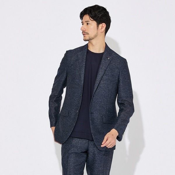 カシミヤブレンド】ウール ツイルジャケット / セットアップ対応