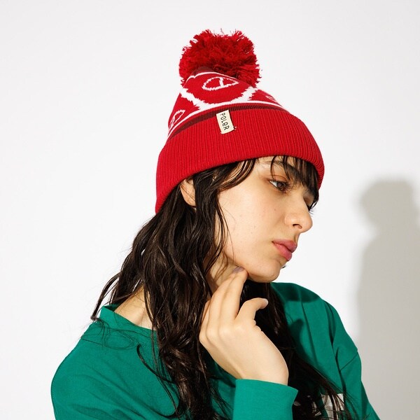 POLeR/ポーラー】bonbon BEANIE/ボンボンニットキャップビーニ