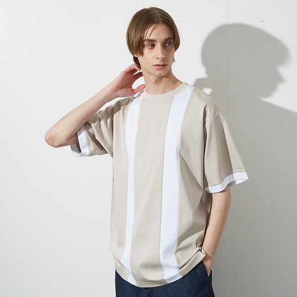 アバハウス（ABAHOUSE）/パネルストライプ Tシャツ パネルストライプ Tシャツ | アバハウス(ABAHOUSE) | マルイウェブチャネル