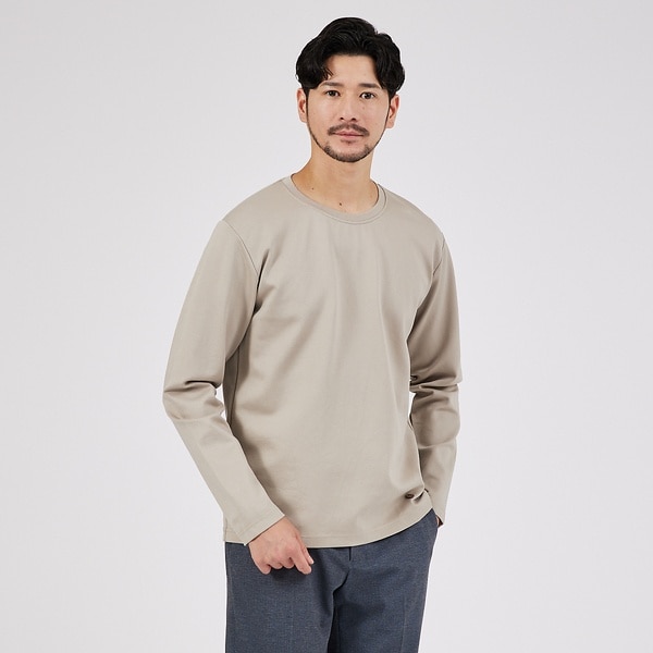 アイレットベロア クルーネック長袖Tシャツ | アバハウス(ABAHOUSE