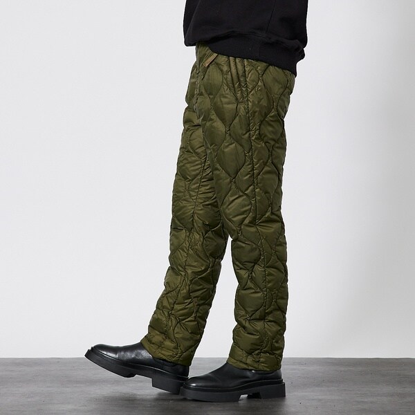TAION/タイオン】ミリタリー ナロー ダウンパンツ/ソフトシェル/UNIS