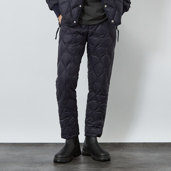 TAION/タイオン】ミリタリー ナロー ダウンパンツ/ソフトシェル/UNIS