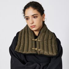 【WEB限定】TAION/タイオン リバーシブル チャイナボタンダウンマフラー/