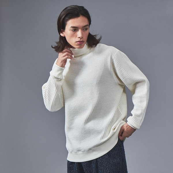 JEMORGAN ビッグワッフルタートルネック ビッグワッフルタートルネック #JB502 | JEMORGAN ONLINE STORE