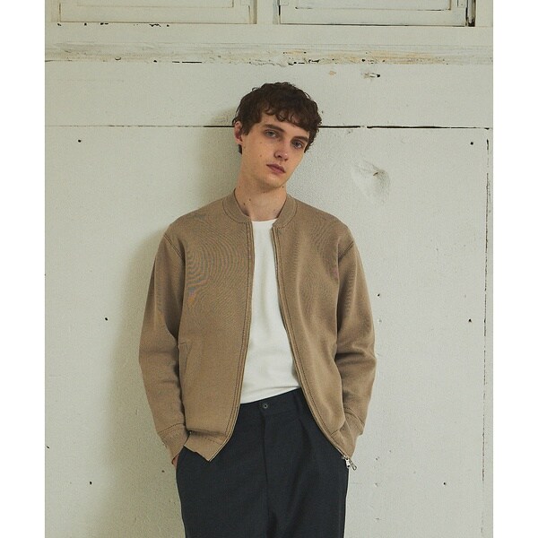 B&Yリングヤーンスノージャカードハーフジップニットプルオーバー BEAUTY&YOUTH UNITED ARROWS（ビューティーアンドユース