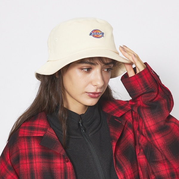 [�}���C]�yDICKIES/�f�B�b�L�[�Y�zEX CORDUROY BUCKET HAT �R/�A�o�n�E�X�iABAHOUSE�j �A�C�{���[