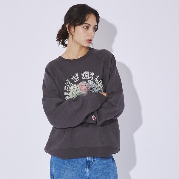 FRUIT OF THE LOOM/フルーツオブザルーム】ラグラントレーナー