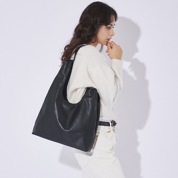 [}C]yYArKA/[Jzreal leather 2way handl tote//AonEXiABAHOUSEj ubN