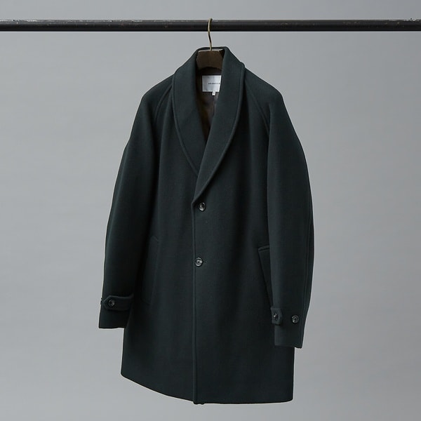 5351 プールオム ダブル チェスターコート 5351POUR LES HOMMES「スーパー100's フランネルチェスター