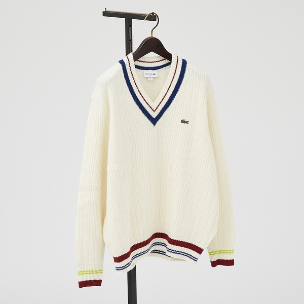 アバハウス（ABAHOUSE）/【LACOSTE/ラコステ】Vネックリブニットセーター ＡＨ3133 LACOSTE/ラコステ】Vネックリブニットセーター AH3133 | アバハウス