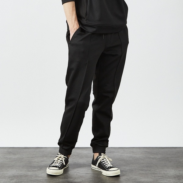 アバハウス（ABAHOUSE）/【セットアップ対応】カルゼダンボール ピンタック  ジョガーパンツ / イージー セットアップ対応】カルゼダンボール ピンタック ジョガーパンツ