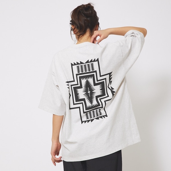 [�}���C]�yPENDLETON/�y���h���g���z BACK PRINT T�V���c / �o�b�N/�A�o�n�E�X�iABAHOUSE�j �O���[