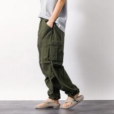 アバハウス(ABAHOUSE)の【Lee/リー】フリーサイズ リラックスワイドカーゴパンツ FLeeasy CA