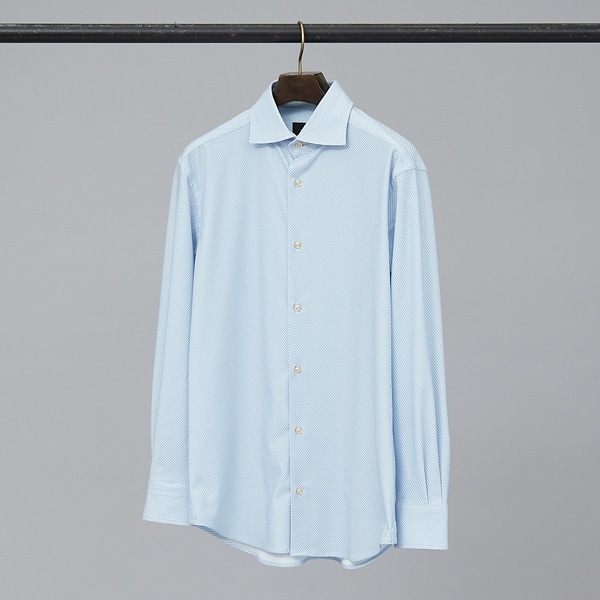 FLEX SHIRTS】接触冷感 ペンストライプシャツ | アバハウス(ABAHOUSE