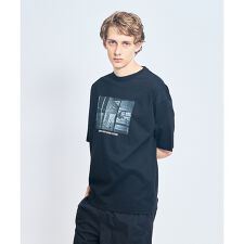 DoNotDisturb グラフィック プリント 半袖Tシャツ/オーバーサイズ/