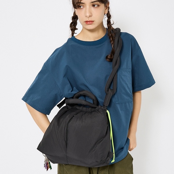 アバハウス（ABAHOUSE）/【cheek/チーク】puf kinchaku C25003　巾着２wayトート cheek/チーク】puf kinchaku C25003 巾着2wayトート | アバハウス